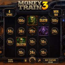 Tenex Casino - Money Train 3 Slot Game by Relax Gaming